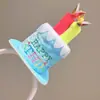 Remate Fiesta Dulce Corazón~ Sombrero de Pastel de Cereza Pinza para el Cabello de Encaje Foto de Cumpleaños de Niñas Aro para el Cabello Creativo Lindo