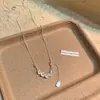 Collar de Monedas de Hielo Roto con Cinco Monedas de Emperador para Mujer, Colgante de Fortuna de Plata, Cadena de Gargantilla de Monedas de Cobre, Accesorio de Otoño e Invierno