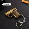 Nuevo mini encendedor de queroseno con forma de pistola de dedo, encendedor de cigarrillos estilo colgante creativo, disponible para comprar a partir de una pieza