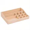 Estuche de Joyería CASEGRACE - Caja de Almacenamiento de Cosméticos de Alta Gama para el Hogar con Organizador de Sombras de Ojos tipo Cajón