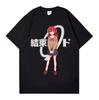 Camiseta de anime banda de rock solitaria final mismo estilo moda manga corta estudiante camiseta outfit para padres e hijos