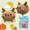 Muñeco de Cordero Redondeado de Crochet Sencillo y Fácil de usar DIY Colgante para Mochila Escolar Equipaje Muñeco Hecho a Mano
