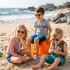 Suministro exclusivo transfronterizo de gafas de sol plegables de moda para niños, gafas de sol polarizadas de silicona para niñas, protectores solares con montura TR para niños, venta al por mayor