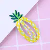 Grampo de Cabelo Fofo Estampado Coreano para Crianças Menina Tinta de Cozimento Desenho Animado Sereia Clipe de Bebê Grampo de Cabelo de Fruta Coreano Acessórios de Cabelo