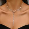 Celebriedade da Internet Mesmo Estilo Sexy Brilhante Diamante Completo Diamante Curto Colar Colar Estilo Europeu e Americano Moda Todas as Ocasiões Colar