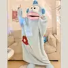 Roupão Feminino Hanton Clownfish Outono e Inverno Tamanho Plus Size em Fleece Coral Roupão de Banho Casal Desenho Animado Pijama Engraçado com Forro de Fleece e Tecido Espessado