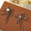 Moda Sul-Coreana Bordado à Mão Contas Franja Flor Tecido Adesivo DIY Sapatos Flor Acessórios de Cabelo Adorno Broche Roupas Patch Patch