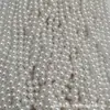 3mm-20mm Agujero Recto Hilo de Algodón Perla de Imitación Plástico ABS Redondas Perforadas Una Vez Aceite Común Brillante