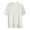 Suéter de cachemira para hombre, manga corta, cuello redondo, 100 % cachemira pura, otoño e invierno, nueva camiseta de manga corta de punto fino de 68 peinadas