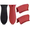 Funda de Silicona Aislante de Calor para Mango de Olla Resistente a la Temperatura Mango de Olla de Silicona Antiescaldaduras Antideslizante Mango Suave Juego Autoensamblable