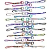 Lanyards Tejidos Coloridos para Teléfono Móvil, Llaveros Estilo Étnico, Accesorios de Joyería Bohemia Estilo Pareja Al Por Mayor