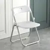 Cadeira Simples com Encosto Banqueta Cadeira Dobrável Doméstica Cadeira Portátil para Computador Cadeira de Treinamento e Conferência Cadeira de Jantar Cadeira para Dormitório/Escritório
