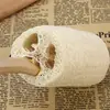 Cepillo para tazas de calabaza de lufa natural se puede colgar mango de madera cepillo para lavar platos cepillo de limpieza de cocina cepillo para el hogar ventas directas de fábrica de Amazon