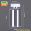 Frasco Dosador Transparente de Boca Larga 50 100ml Plástico Pet Frasco Cápsula Frasco Líquido Selado Frasco Plástico de Boca Larga para Amostra