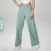 Pantalones Largos Holgados con Protección Solar Aidu Sz para Mujer con Bolsillos, Cremallera, Ajuste en la Cintura, Pierna Recta Pierna Ancha, Pantalones Deportivos Frescos y de Secado Rápido