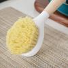 Cepillo Lavador de Wok con Mango de Madera para el Hogar, Mango Largo, Lavavajillas, Cepillo de Madera, Cepillo de Limpieza Multifuncional para Cocina, Artefacto de Limpieza