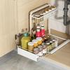 Estante de Almacenamiento Extraíble para Fregadero de Gabinete de Cocina Estante de Almacenamiento para Baño Estante de Almacenamiento para Condimentos de Encimera Spot