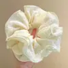 Scrunchie de renda estilo coreano para mulheres, elástico de rabo de cavalo de alta qualidade, alta elasticidade e faixa de cabelo durável