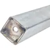 Accesorios de montaje de estantería tubo cuadrado tapón interior de hierro soldadura tuerca empotrada conector de muebles desmontable tapón interior de chapa rosca