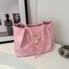 A popular bolsa feminina 2024 deste ano nova bolsa de passageiros de grande capacidade feminina de alta capacidade de explosão sensação tote bag bolsa de ombro
