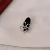 Grampo de Cabelo de Flor com Bolinhas de Alta Qualidade, Elegante Grampo Lateral para Franja na Testa, Presilha para Parte de Trás da Cabeça, Acessório de Cabelo com Presilha de Mola