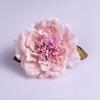 Cabeza de flor de rosa de peonía artificial de moda nacional, tocado de traje Tang Hanfu, accesorios para decoración del hogar, fondo de pared de flores de boda