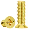 Acero Inoxidable 304 Fm Ranura Cruz Tornillos Pequeños de Cabeza Avellanada Dorados Fabricante M2M2.5M3M4