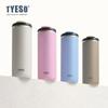 Tyeso Nueva Taza Térmica Portátil con Tapa abatible Taza para Beber Directamente Taza de Café Taza para Coche de Viaje Taza Refrigeradora