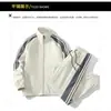 El mismo conjunto de chaqueta Adidas Trefoil para hombre de primavera y otoño, holgado, simple, casual, para deportes al aire libre y cárdigan moderno