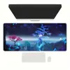 Alfombrilla de Ratón para Videojuegos E-Sports Bidimensional de Personajes de Anime, Alfombrilla Grande de Escritorio para Teclado de Computadora Gruesa y Resistente a las Manchas