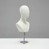 Suporte de Exibição de Cabeça de Manequim Feminina para Chapéus, Lenços, Espuma, Fixável com Alfinetes, Vitrine, Acessórios, Fotografia, Cabeça com Base