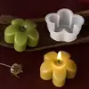 Vela Perfumada de Flor de Amapola Adorno Molde de Silicona Decoración de Velas DIY Molde de Resina Venta al por Mayor