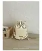 Bolso Bandolera Cruzado Estilo Ins con Cordón Lujo Ligero Perla Francesa 2026 Nuevo Verano Moda Personalizada Bolso Cubo con Cordón para Mujer