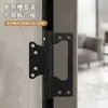 Bisagra de Cierre Automático para Puerta Invisible Puerta de Madera Sin Rebaje Acero Inoxidable Amortiguador Hidráulico Resorte Bisagra Madre-Hija