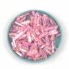 Venta Caliente Transfronteriza Pequeño Cristal Pulido Electrochapado Columna de Cristal Único Colgante Pulido de Seis Lados Aura de Ángel