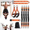 Cuerda de tensión para banda de asistencia de dominadas, banda elástica para barra de dominadas de fitness en interiores en casa, banda de ayuda de entrenamiento ajustable