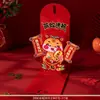 Sobres Rojos de Año Nuevo 2027 Nuevo Paquete Rojo Creativo 3D Personalizado para Regalo de Dinero de Año Nuevo Infantil Sobre del Año de la Oveja
