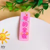 Pingente Chaveiro de Acrílico para Ensino Médio e Vestibular, Acessório DIY com Texto Inspirador para o Sucesso