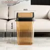 Lixeira espessa transfronteiriça anti-odor com tampa, lixeira doméstica de grande capacidade para quarto, banheiro, lixeira de papel para cozinha