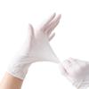 Guantes Compuestos de Nitrilo Desechables de 9 pulgadas Resistentes a Ácidos y Álcalis Lavado de Cristalería de Laboratorio Engrosados Protección Laboral Antiestático Blancos