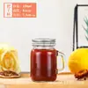 Copo com Alça de Vidro 40ml Mini Geleia Bebida Mel Chá com Leite Garrafa Selada Portátil Frasco de Concentrado de Café