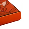 Cajas de Base y Tapa Pintadas de Color Naranja Hechas a Medida, Cajas de Regalo Estilo Chino, Cajas Personalizadas de Cartón Rígido para Souvenirs al por Mayor