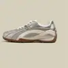 Zapatillas de Entrenamiento Alemanas Color Plata, Zapatillas de Carrera para Mujer, Nuevas Zapatillas Deportivas Casuales de Primavera 2026, Calzado Versátil que Aumenta la Altura