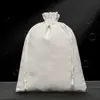 Bolsa de cordón de algodón y lino al por mayor, mochila de almacenamiento para viajes, bolsa de lino, bolsita de algodón, bolsa de embalaje para regalo de té