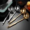 Suporte de Aço Inoxidável Dourado para Colher Escorredora para Restaurante Suporte de Parede para Colher de Sopa para Panela Quente Suporte para Concha de Sopa para terno