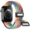 Adequado para pulseira de Apple Watch Iwatchs11/Ultra com fivela magnética, loop de nylon elástico, pulseira de nylon para Apple Watch