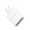 Aplicável a celular Android Apple 5V3A cabeça de carregamento multiportas Padrão Europeu Padrão Americano Padrão Britânico Carregador de Cinco Portas USB