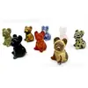 Venta al por mayor de fabricantes Adornos de Cachorro Tallados en Piedra Natural Cristal Ágata Accesorios para Joyería DIY