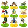 Ornamento Decorativo Colmeia Tema Fogo Novo Produto Transfronteiriço Decoração de Festa de Aniversário Arranjo de Ornamentos de Colmeia para Mesa