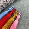 Yixiangfei 8cm Cuerda de Poliéster Anillo de Tracción Borla Pendientes de Poliéster Borla Nudo Chino Enderezado a Alta Temperatura Borla Colgante Venta al por Mayor
